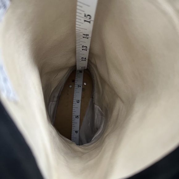 Via Spiga Ladies Italian Made Western Black Pull-on Boots Re-bottomed - Picture 12 of 12